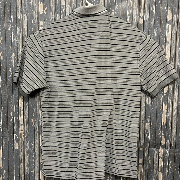 Brooks Brothers St Andrews Links Polo Shirt Short Sleeve Striped Mens Large - Picture 3 of 4